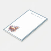 Post-it® Cheval Galloping Avec Fleur De Wreath (Incliné)