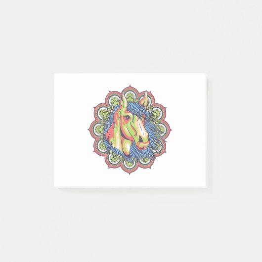 Post-it® Cheval Mandala (Devant)
