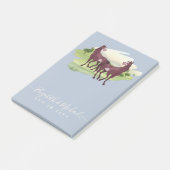 Post-it® Cheval Pays Thématique Western Rustic Mariage (Incliné)
