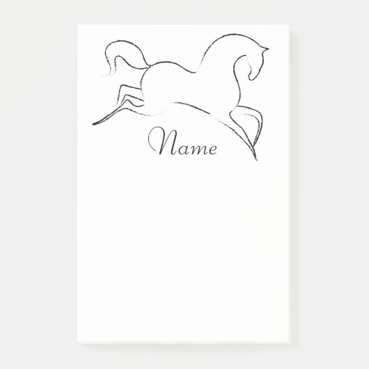 Post-it® Cheval sauvage Thunder_Cove (Devant)