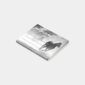 POST-IT® CHEVAUX D'ÉQUITATION EXÉCUTANT UN RAPPEL (Incliné)