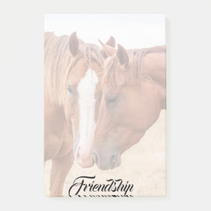 Post-it® Chevaux étourdissant dans un pâturage