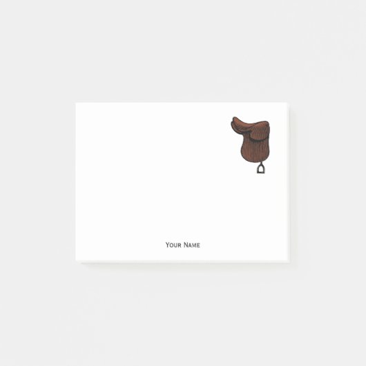 Post-it® Chevaux - Preppy Equestrio couleur de selle (Devant)