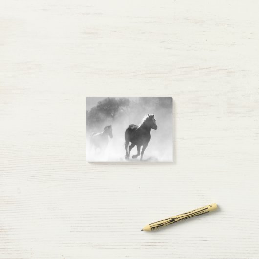 Post-it® Chevaux sauvages (Sur un bureau)