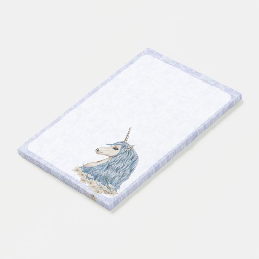 Post-it® Cheveux de bleu de licorne (Incliné)