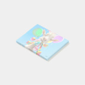 Post-it® Chèvre avec des pétards de fête (Incliné)