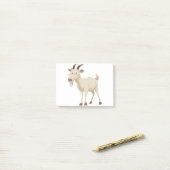 Post-it® Chèvre mignonne (Sur un bureau)