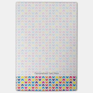 Post-it® Chevron aztèque coloré