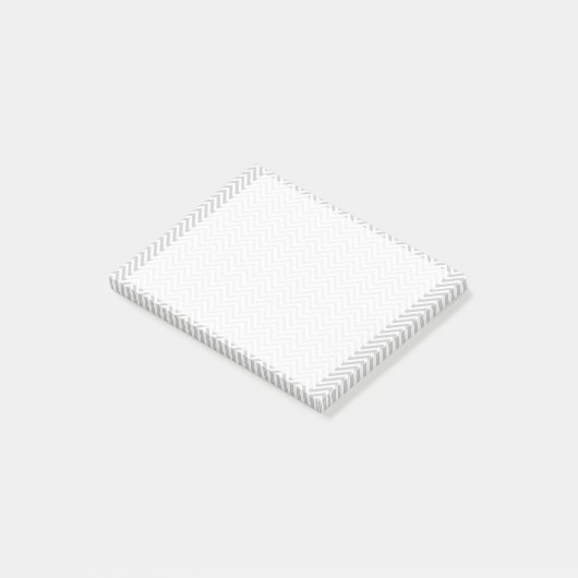 Post-it® Chevron gris (Incliné)