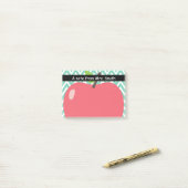 Post-it® Chevron mignon barre le grand professeur d'Apple (Sur un bureau)