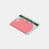 Post-it® Chevron mignon barre le grand professeur d'Apple (Incliné)