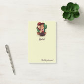 Post-it® Chibi flamenco en espagnol casquette et cactus (Bureau)