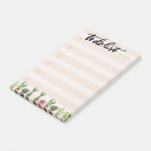 Post-it® Chic Aquarelle Cactus Bandes À Faire (Incliné)