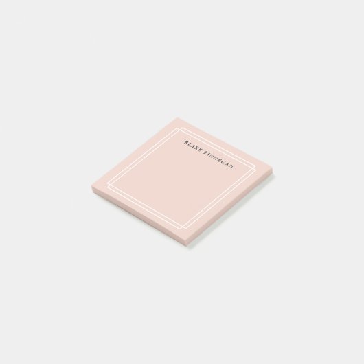 Post-it® Chic Blush | Personnalisé (Incliné)