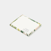 Post-it® Chic Boho Blush Green Tropical Palm Plage Feuille (Incliné)