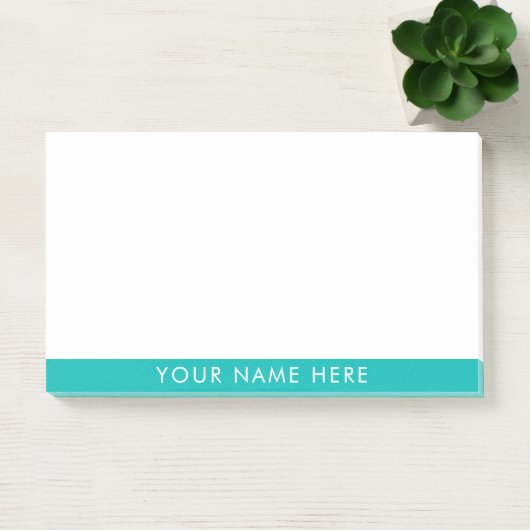 Post-it® Chic Custom Name Stick Notes pour l'utilisation d' (Bureau)