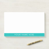 Post-it® Chic Custom Name Stick Notes pour l'utilisation d' (Sur un bureau)