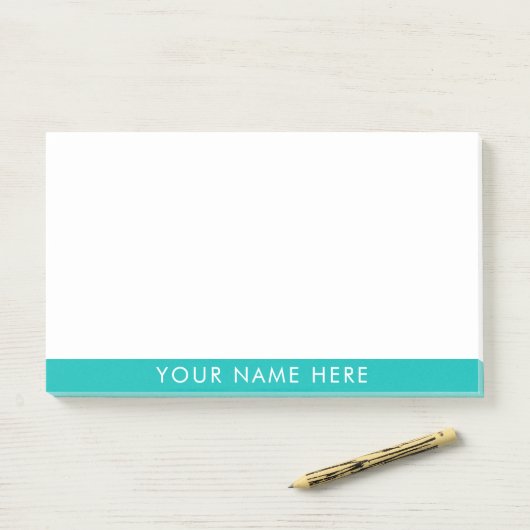 Post-it® Chic Custom Name Stick Notes pour l'utilisation d' (Sur un bureau)