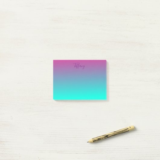 Post-it® Chic ombre (Sur un bureau)