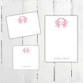Post-it® Chic Pink Crab | Coastal Sticky Notees
