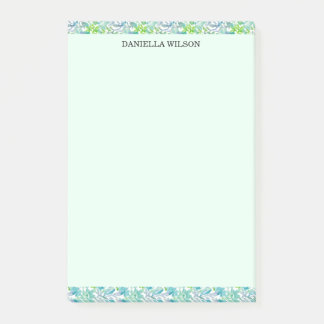 Post-it® Chic Tropical Botanical Floral Aquarelle Personnal