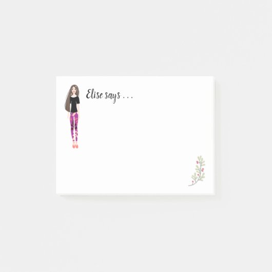 Post-it® Chic Woman en Leggings (Devant)
