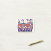 Post-it® Chicago Confetti (Sur un bureau)