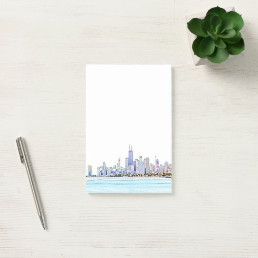 Post-it® Chicago Skyline (Bureau)