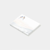 Post-it® Chickadee Bird in Winter Christmas (Incliné)