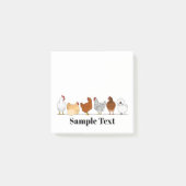 Post-it® chicken doodle post it (Devant)