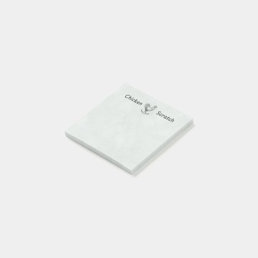 Post-it® Chicken Scratch Post-It Notes | Chicken Lady (Incliné)