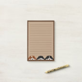 Post-it® Chien à chiots du roi Charles d'Espagne (Sur un bureau)