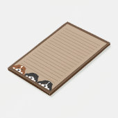 Post-it® Chien à chiots du roi Charles d'Espagne (Incliné)