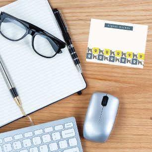 Post-it® Chien à poils et mâcher jaune et bleu