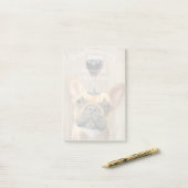 Post-it® Chien Au Vin, Chien de taule français (Sur un bureau)