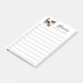 Post-it® Chien aux cheveux longs de chiwawa personnalisé (Incliné)