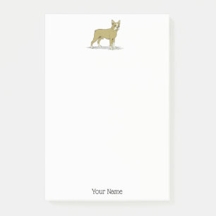 Post-it® Chien Bouledogue Français de Style Vintage