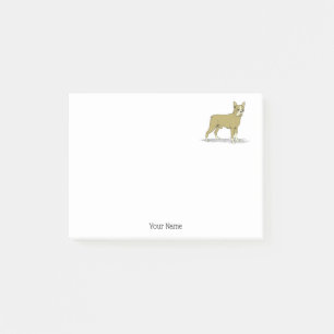 Post-it® Chien Bouledogue Français de Style Vintage
