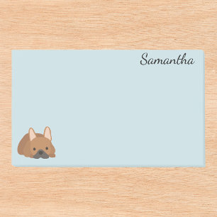 Post-it® Chien Bouledogue Français Personnalisé
