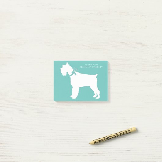 Post-it® Chien Chien Chien Chien Chien Chien Chien Miniatur (Sur un bureau)