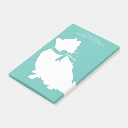 Post-it® Chien Chien Chien Poméranie (Incliné)