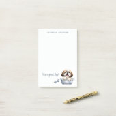 Post-it® Chien Chien Tzu Personnalisé (Sur un bureau)