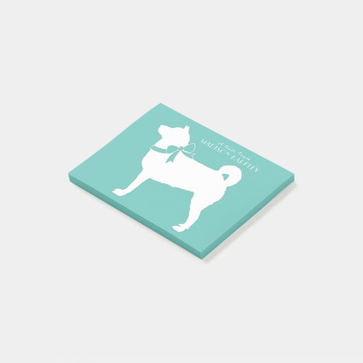 Post-it® Chien chiot Shiba Inu (Incliné)