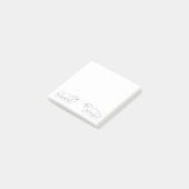 Post-it® Chien Dachshund endormi (Incliné)