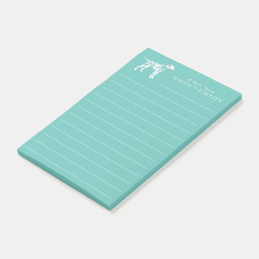 Post-it® Chien dalmate chiot (Incliné)