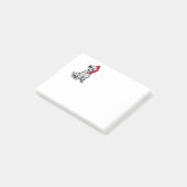 Post-it® Chien dalmate de Noël (Incliné)