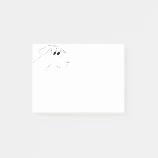 Post-it® Chien de bande dessinée (Devant)