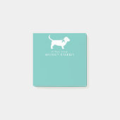 Post-it® Chien de Basset Hound Puppy (Devant)