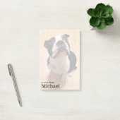 Post-it® Chien de Boston Terrier (Bureau)