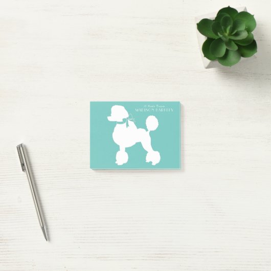 Post-it® Chien de caniche chiot (Bureau)